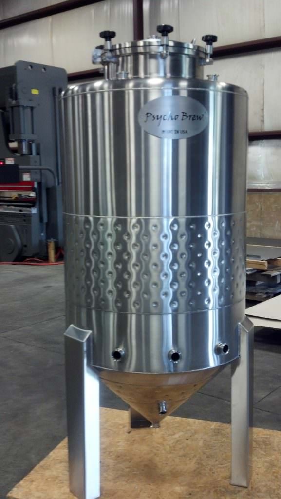 Bbl Conical Jacketed Fermenter Psychobrew