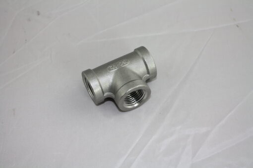 1/2" NPT Tee Stainless Steel 304-0